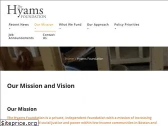 hyamsfoundation.org