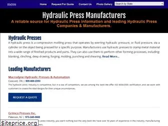 hydraulicpressmanufacturers.org