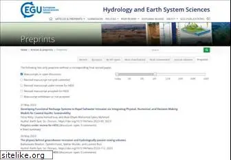 hydrol-earth-syst-sci-discuss.net