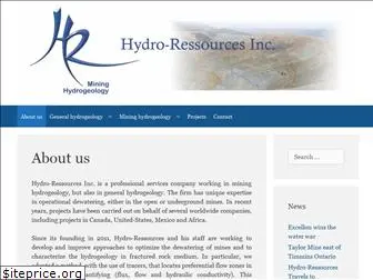 hydroressources.com