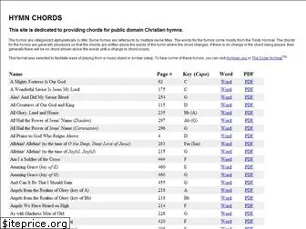 hymnchords.net