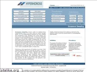hyperhidrosis.ca