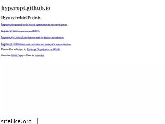 hyperopt.github.io