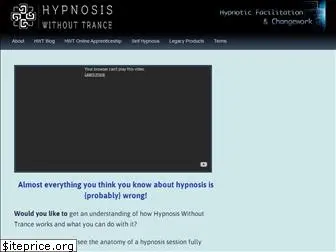 hypnosiswithouttrance.com