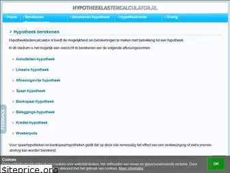 hypotheeklastencalculator.nl