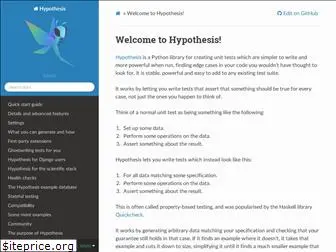 hypothesis.readthedocs.org