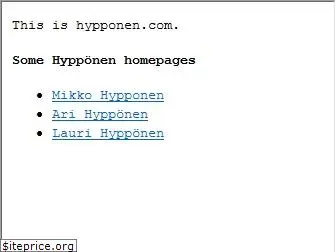 hypponen.com