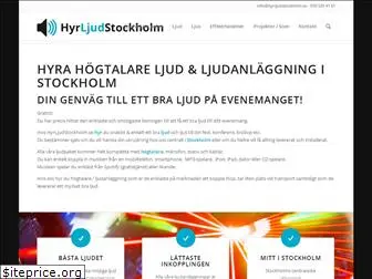 hyrljudstockholm.se