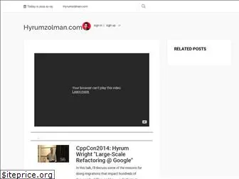 hyrumzolman.com