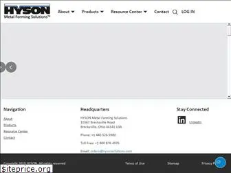 hysonsolutions.com