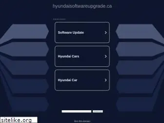 hyundaisoftwareupgrade.ca