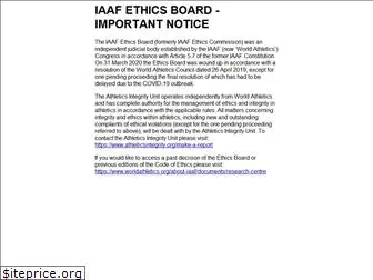 iaafethicsboard.org