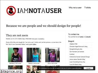 iamnotauser.com