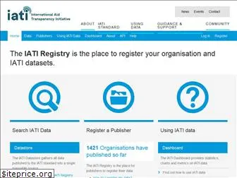 iatiregistry.org