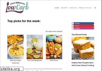 icantbelieveitslowcarb.com