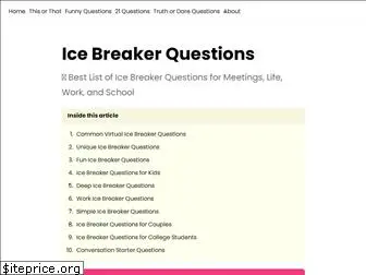 icebreakerquestions.info