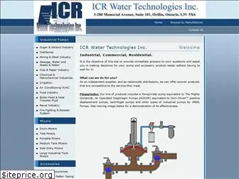 icrwatertechnologies.com