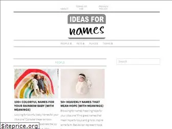 ideasfornames.com