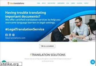 ideatranslations.com