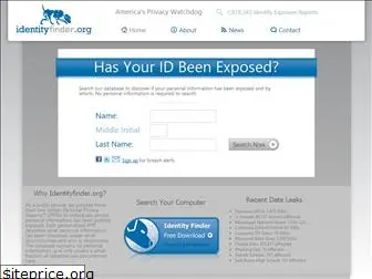 identityfinder.org