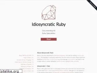 idiosyncratic-ruby.com