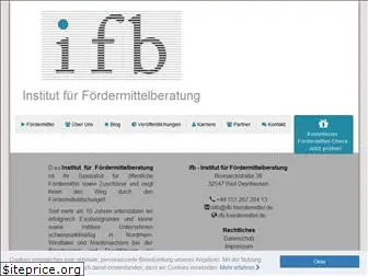 ifb-foerdermittel.de