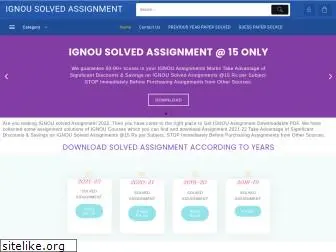 ignousolveassignment.com