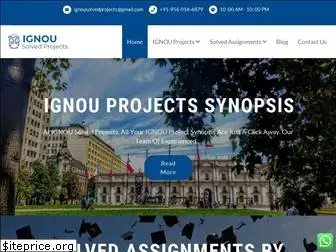 ignousolvedprojects.in