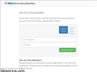 ihiresecondaryteachers.com