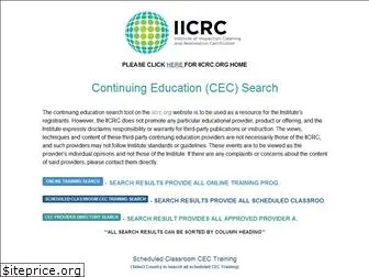 iicrccecevents.org