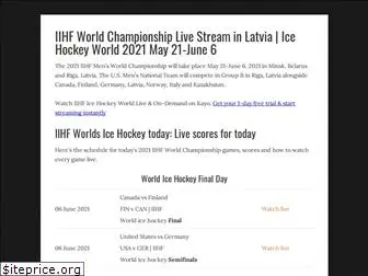 iihfworldicehockey.com