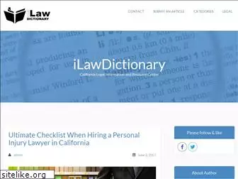 ilawdictionary.com