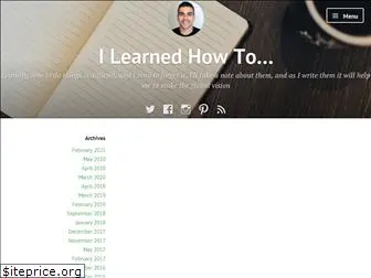 ilearnedhowto.wordpress.com