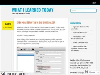 ilearnsomethingeverydayblog.wordpress.com