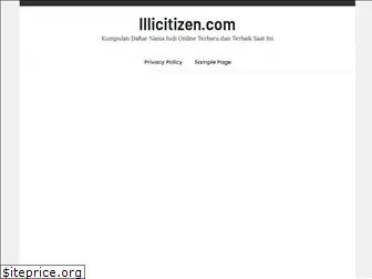 illicitizen.com