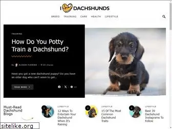 ilovedachshunds.com