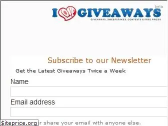 ilovegiveaways.com