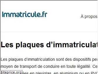 immatricule.fr