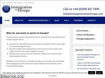 immigrationintoeurope.com