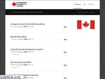 immigrationlawyersincanada.com