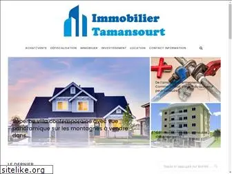 immobilier-tamansourt.com