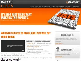 impactlists.com.au