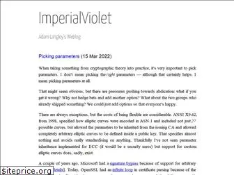 imperialviolet.org