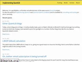 implementingquantlib.com