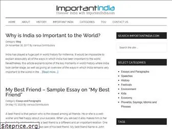 importantindia.com