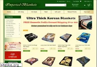 importedblankets.com