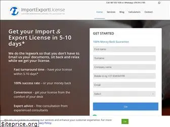 importexportlicense.co.za