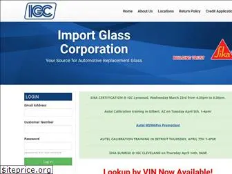 importglasscorp.com