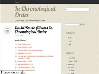 inchronologicalorder.com