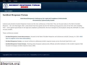 incidentresponseforum.com